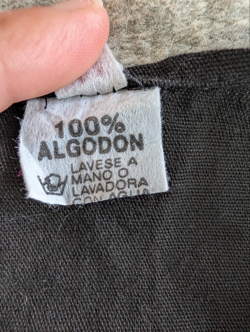 NWOT 100% Cotton Mexican Embroidered Blouse | Black & White | Sz. Small/Medium - Picture 6 of 6